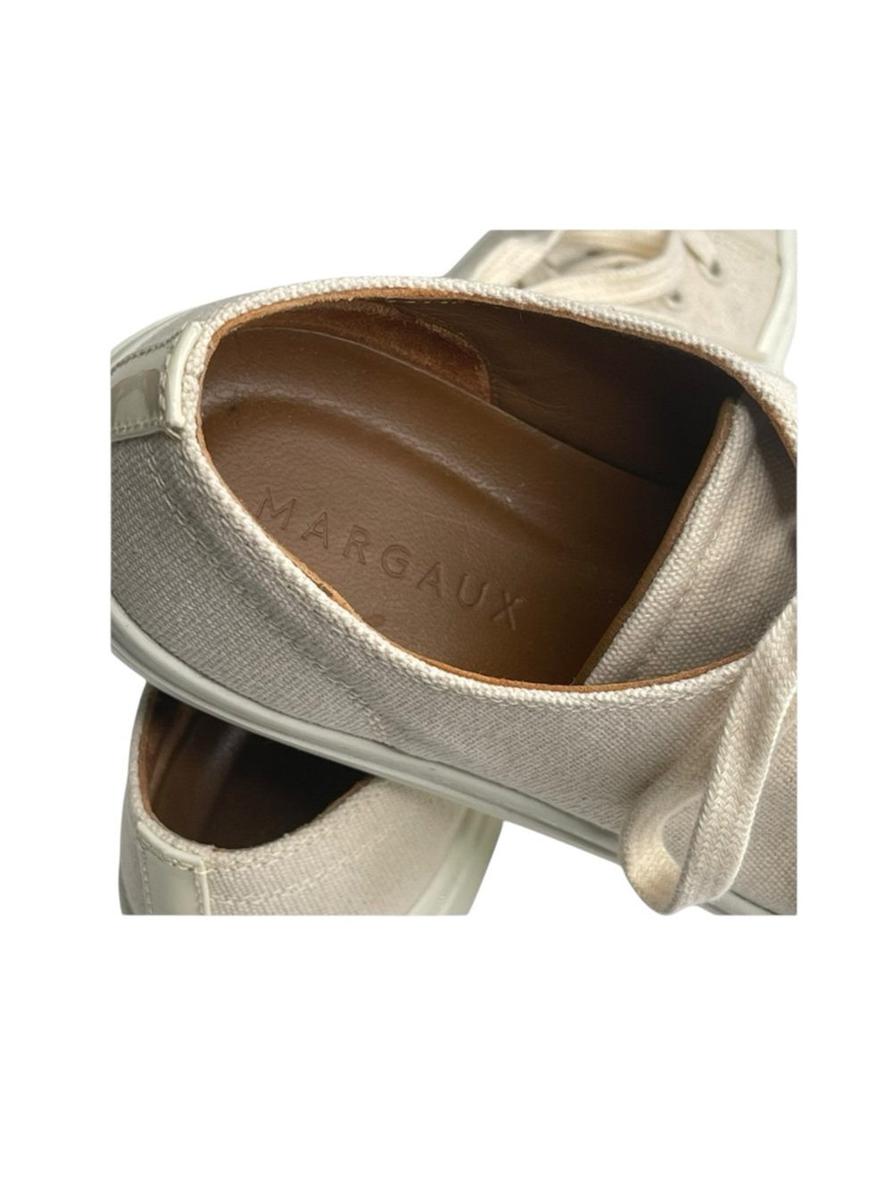 Margaux 𖦹 The Sneaker 𖦹 Neutral Canvas 𖦹 Luxury Harper’s Bazaar 𖦹 37.5 7M 7.5M - Picture 11 of 16